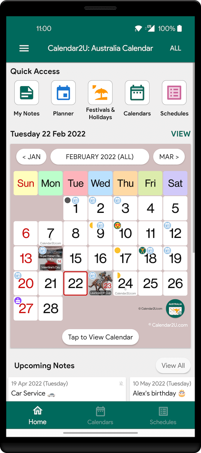 Calendar App