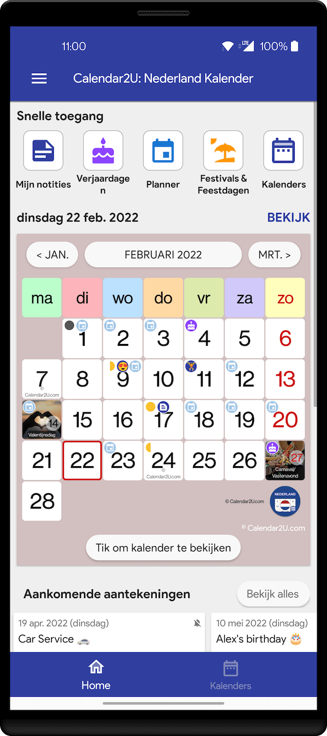 Calendar App